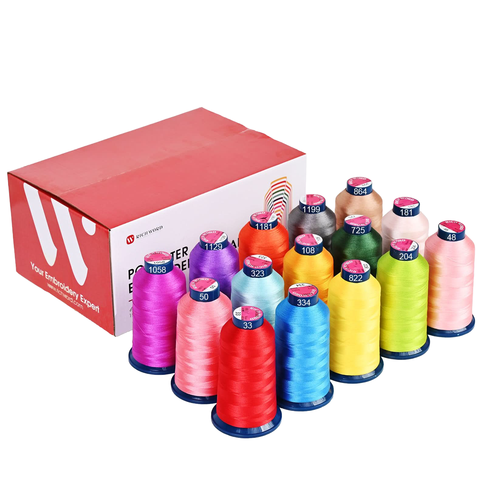 15+ Where Can I Buy Thread PooLin Embroidery Thread Set 15 Colors 4000m 108D/2 40WT Polyester Thr