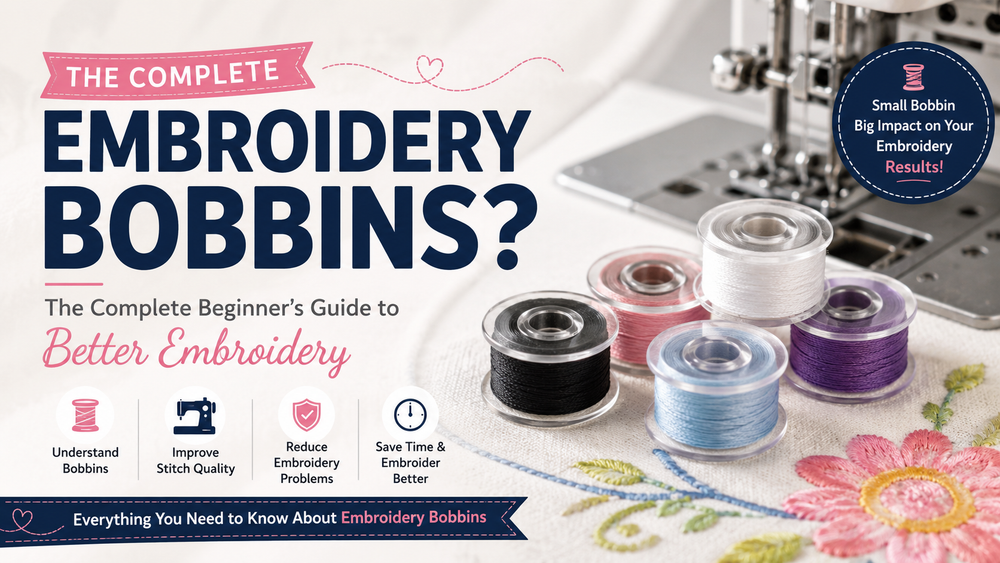 What Are Embroidery Bobbins? The Complete Beginner’s Guide to Better Embroidery