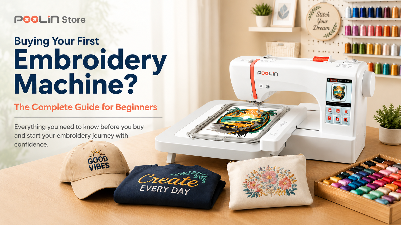Beginner’s Guide to Buying an Embroidery Machine: What Every Beginner Should Know
