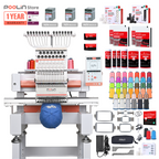 PooLin EOV 15-Needle Commercial Embroidery Machine Built for Hats. Made for More.