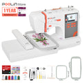 PooLin EOC03 Affordable Entry-Level Automatic Embroidery Machine for Beginners