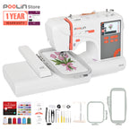 PooLin EOC03 Affordable Entry-Level Automatic Embroidery Machine for Beginners