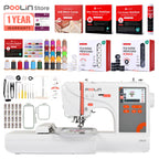 PooLin EOC03 Affordable Entry-Level Automatic Embroidery Machine for Beginners