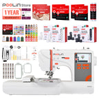 PooLin EOC03 Affordable Entry-Level Automatic Embroidery Machine for Beginners