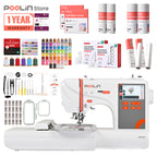 PooLin EOC03 Affordable Entry-Level Automatic Embroidery Machine for Beginners