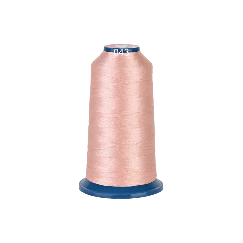 PooLin Polyester Embroidery Thread, 4000m 108D/2 40WT, Color 43 Pink