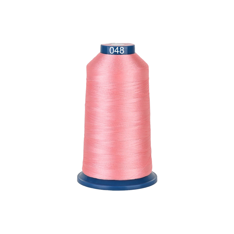PooLin Polyester Embroidery Thread, 4000m 108D/2 40WT, Color 48 Pink