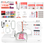 PooLin EOC05 Your First Large-Screen Home Embroidery Machine