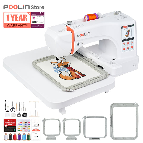 PooLin EOC06 Your First Flagship Home Embroidery Machine