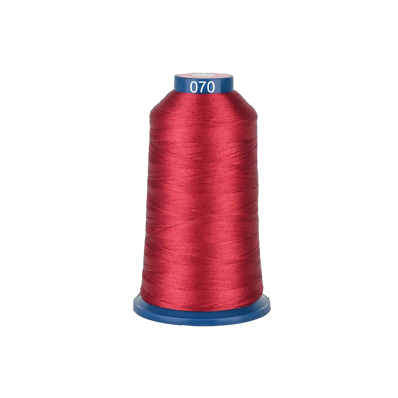 PooLin Polyester Embroidery Thread, 4000m 108D/2 40WT, Color 70 Red