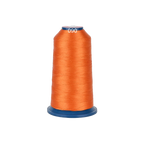 PooLin Polyester Embroidery Thread, 4000m 108D/2 40WT, Color 90 Pumpkin Orange