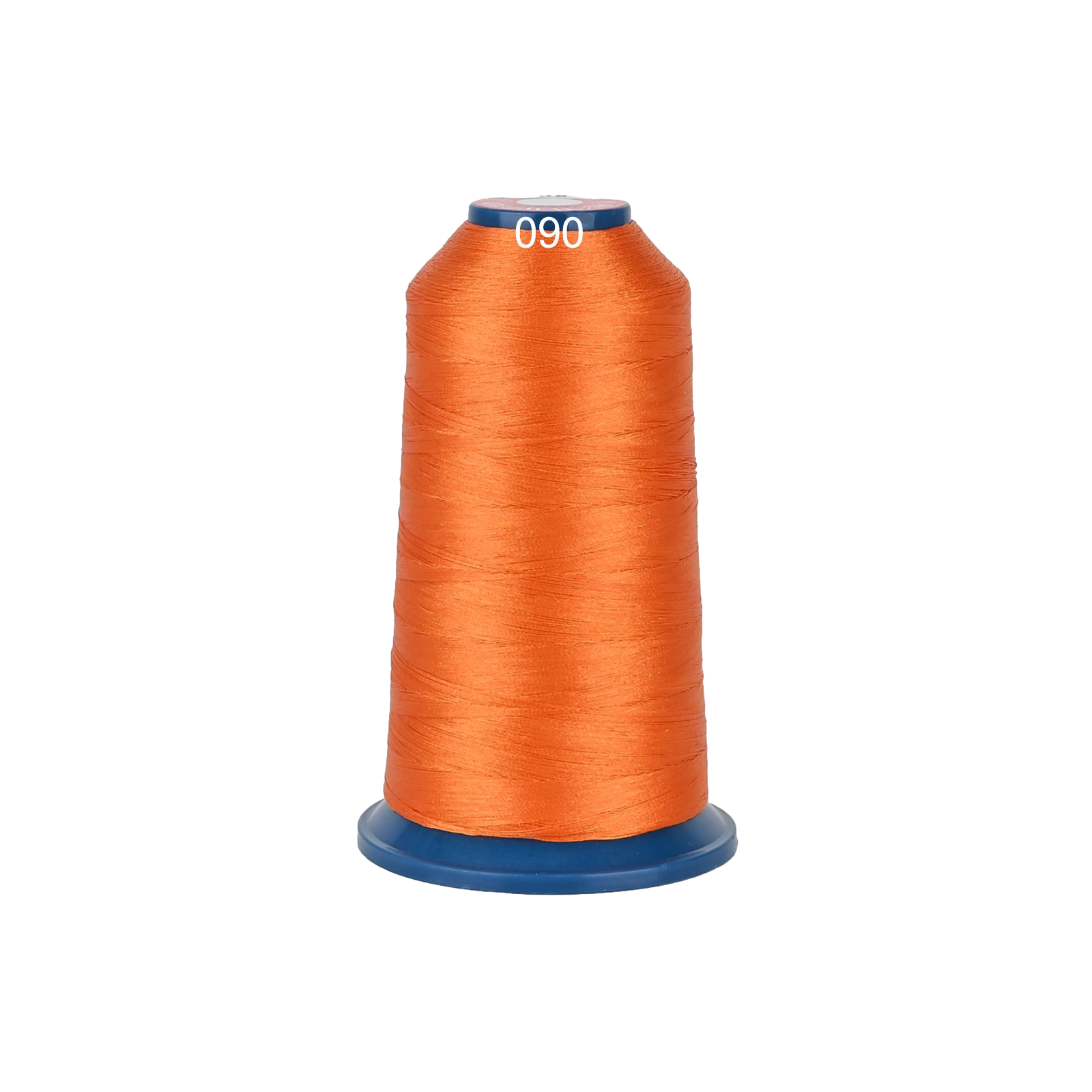 PooLin Polyester Embroidery Thread, 4000m 108D/2 40WT, Color 90 Pumpkin Orange