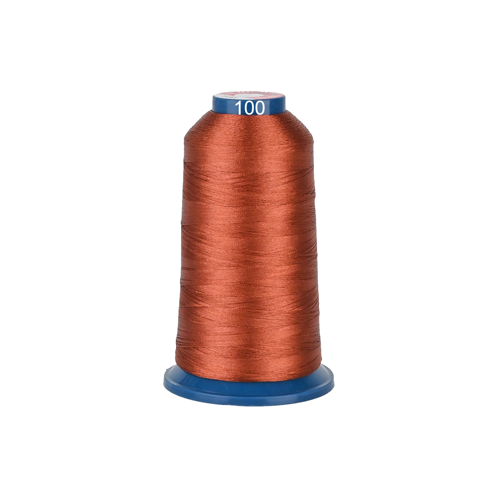 PooLin Polyester Embroidery Thread, 4000m 108D/2 40WT, Color 100 Brown