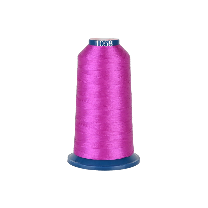 PooLin Polyester Embroidery Thread, 4000m 108D/2 40WT, Color 1058 Purple