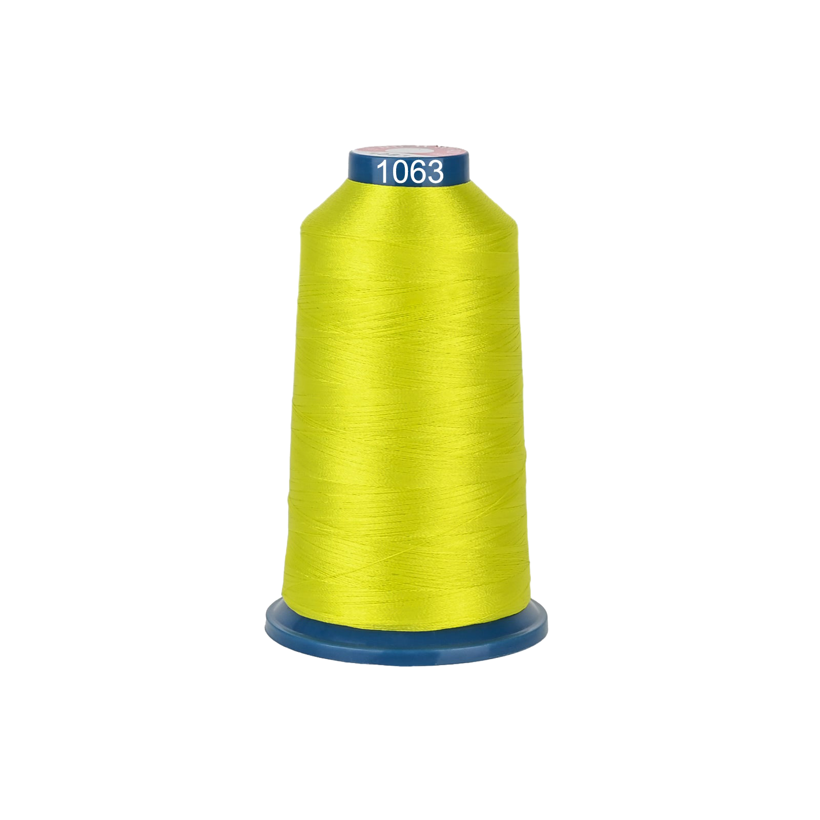 PooLin Polyester Embroidery Thread, 4000m 108D/2 40WT, Color 1063 Yellow