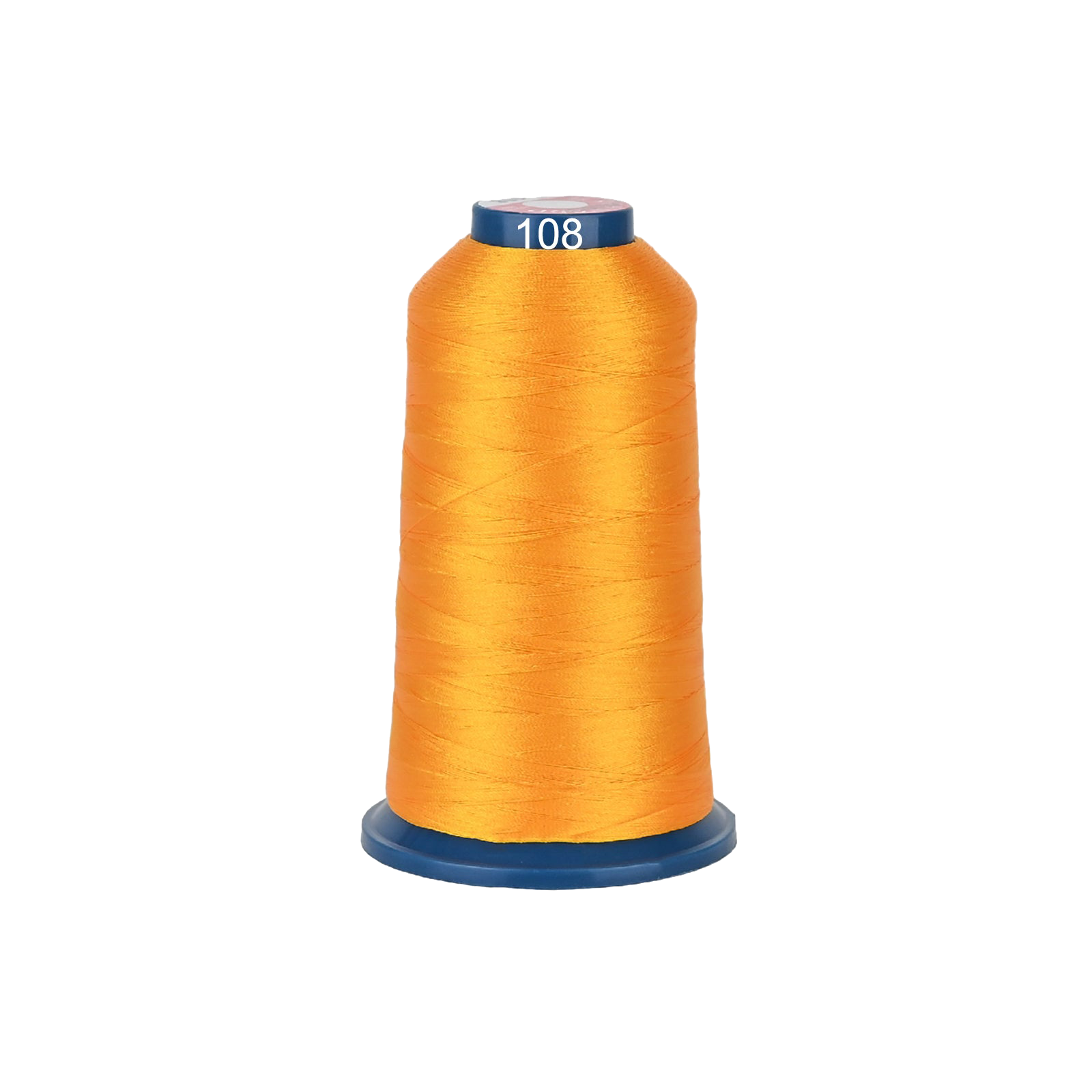 PooLin Polyester Embroidery Thread, 4000m 108D/2 40WT, Color 108 Yellow