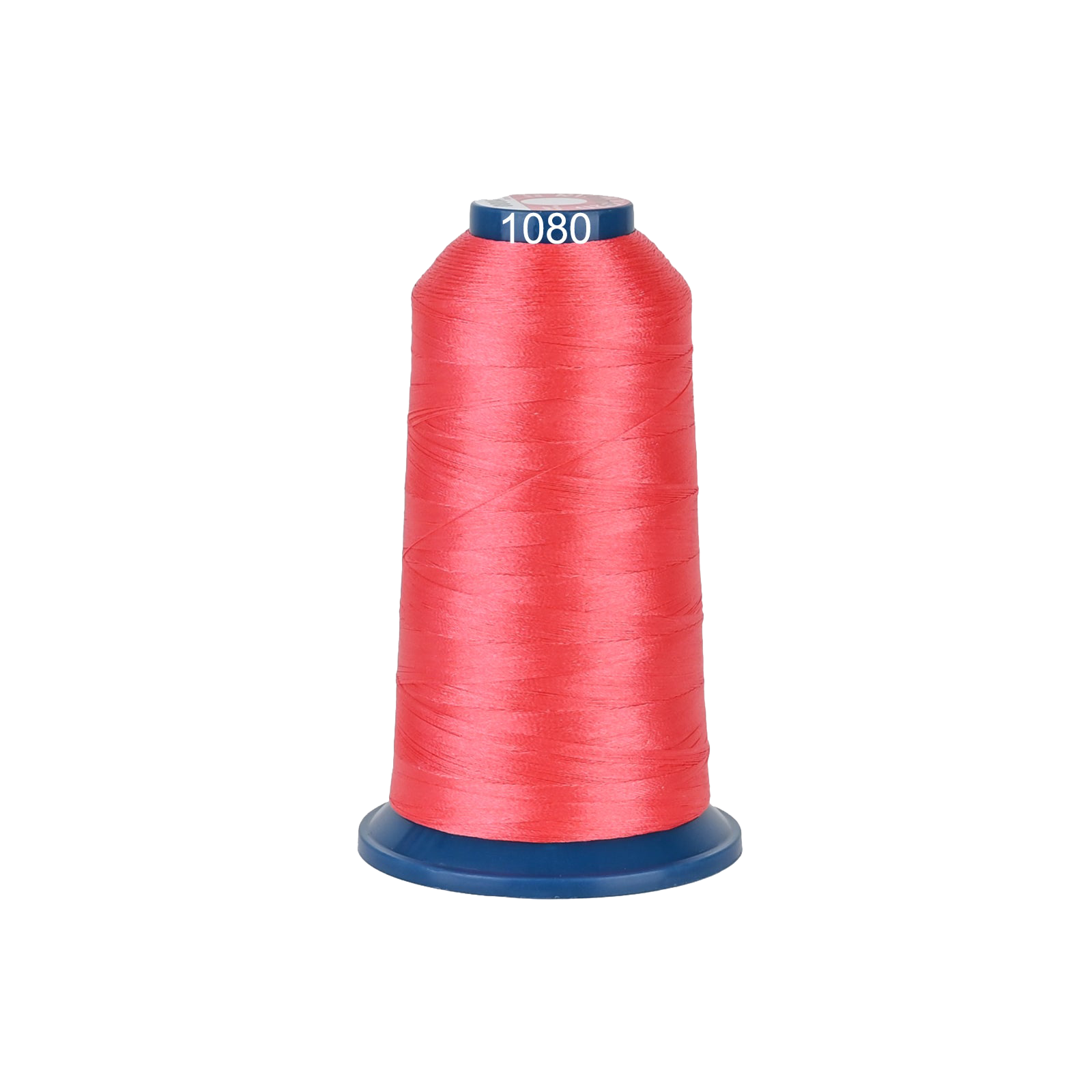 PooLin Polyester Embroidery Thread, 4000m 108D/2 40WT, Color 1080 Red