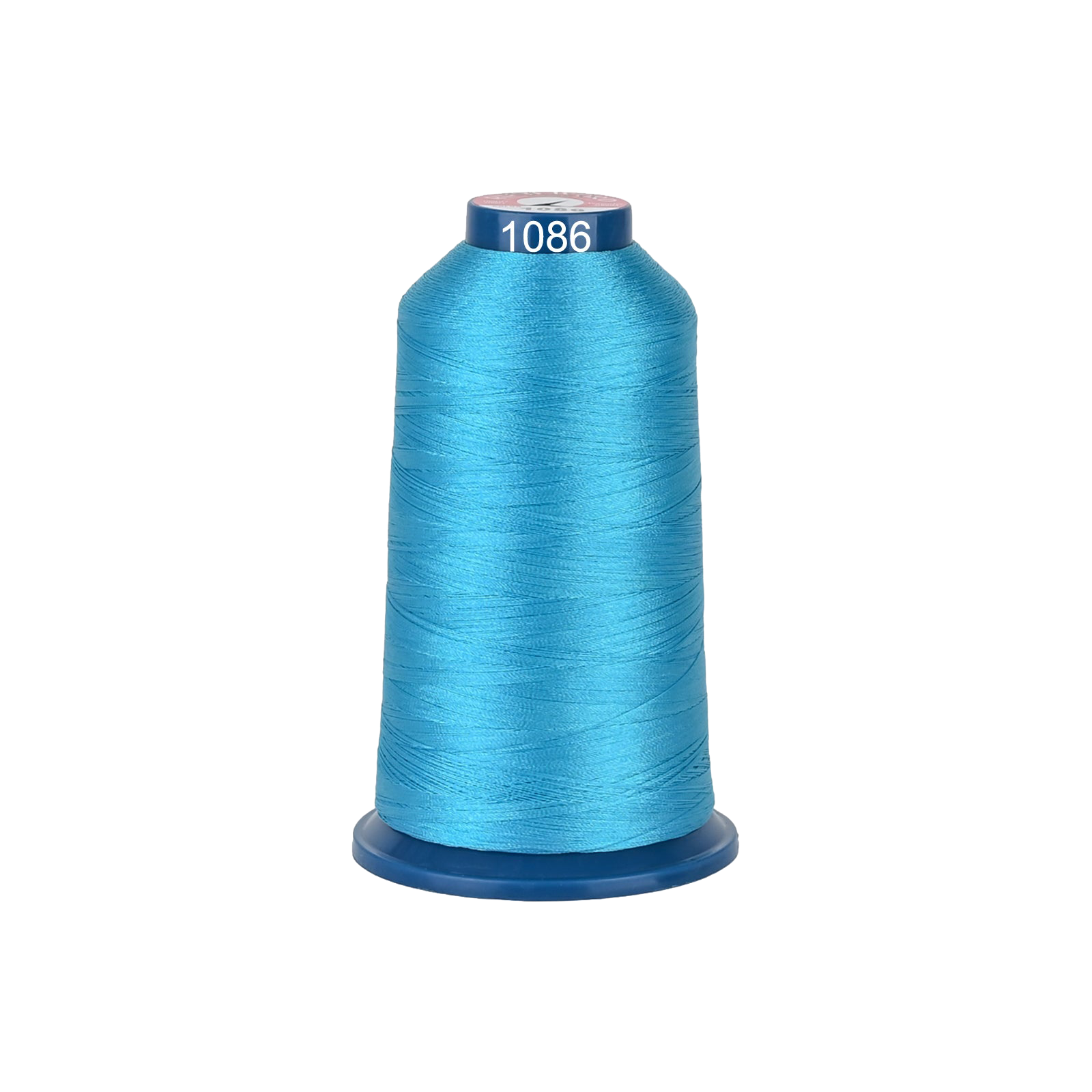 PooLin Polyester Embroidery Thread, 4000m 108D/2 40WT, Color 1086 Blue