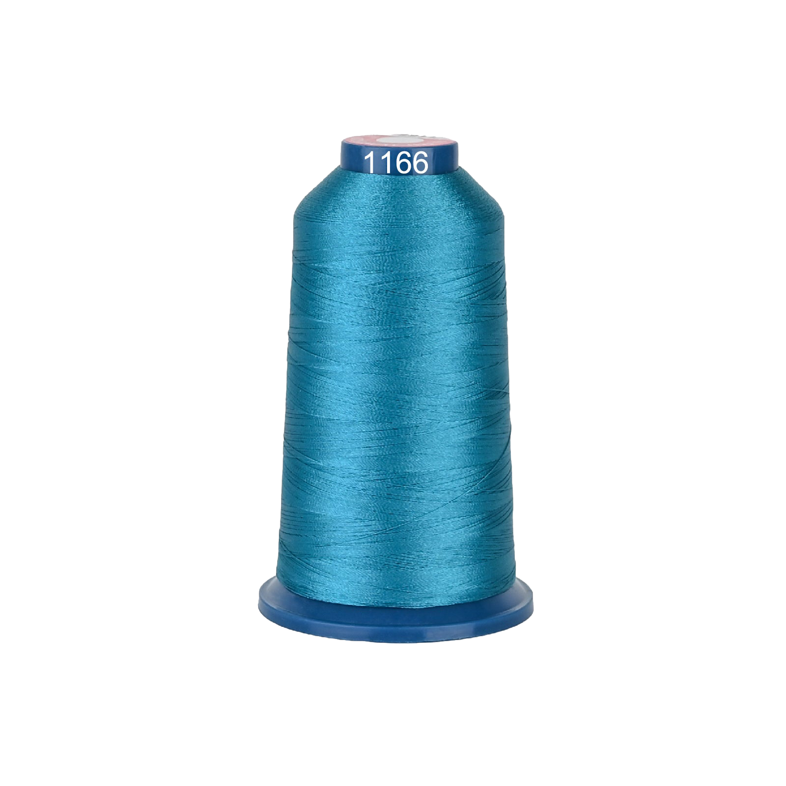 PooLin Polyester Embroidery Thread, 4000m 108D/2 40WT, Color 1166 Blue