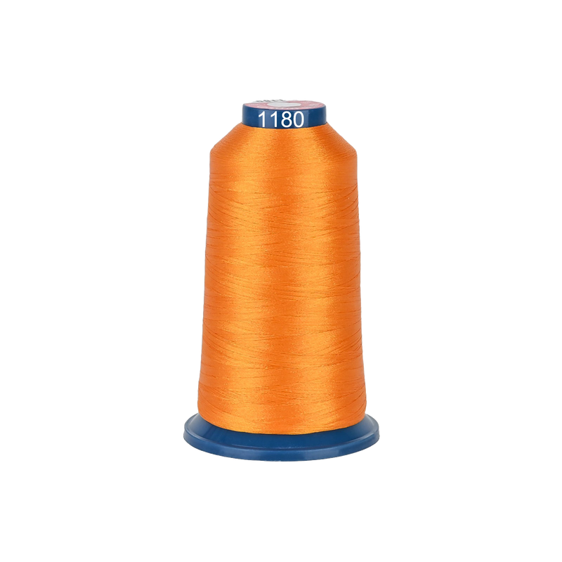 PooLin Polyester Embroidery Thread, 4000m 108D/2 40WT, Color 1180 Yellow