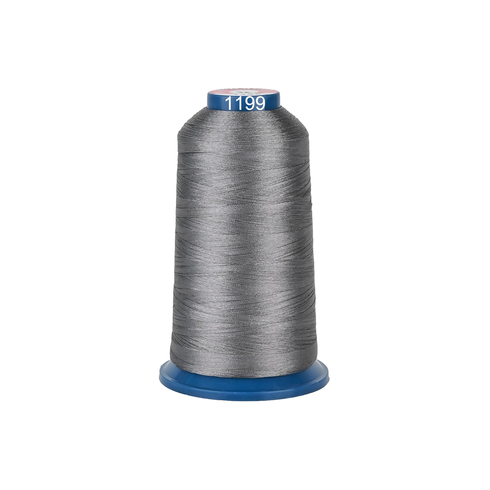 PooLin Polyester Embroidery Thread, 4000m 108D/2 40WT, Color 1199 Medium Gray