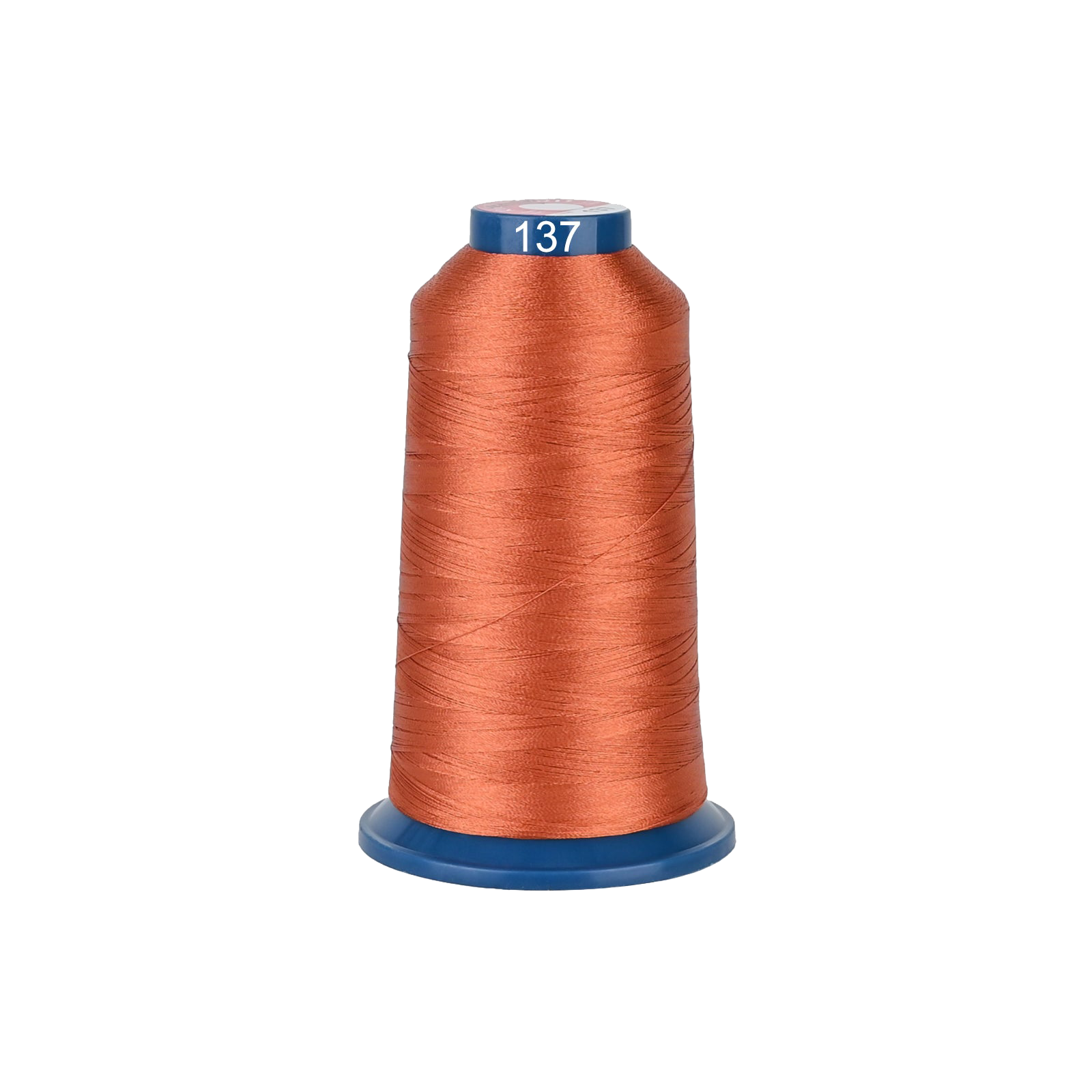 PooLin Polyester Embroidery Thread, 4000m 108D/2 40WT, Color 137 Brown