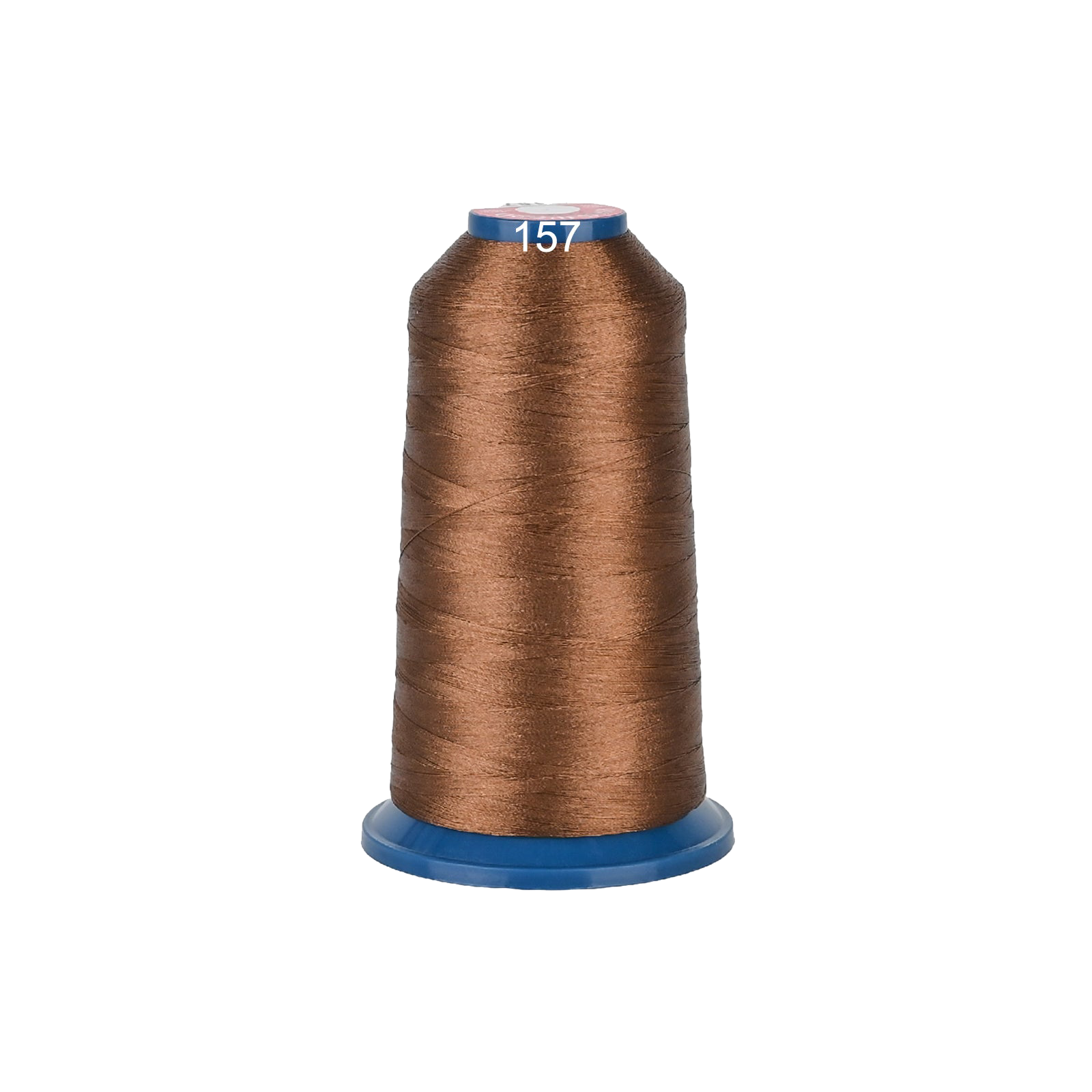 PooLin Polyester Embroidery Thread, 4000m 108D/2 40WT, Color 157 Brown