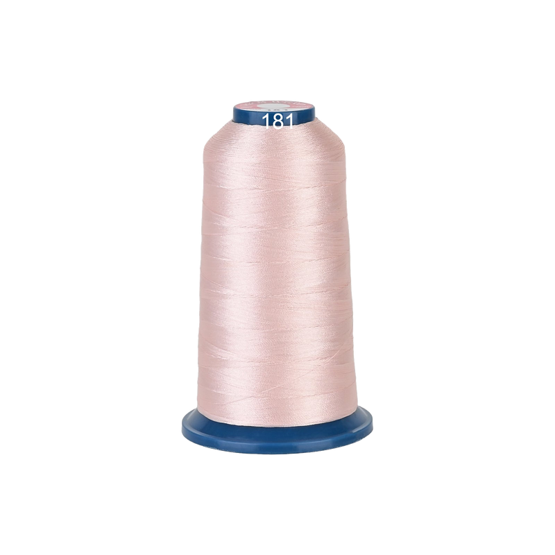 PooLin Polyester Embroidery Thread, 4000m 108D/2 40WT, Color 181 Pink