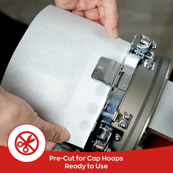 Tear Away Embroidery Machine Cap Stabilizer Backing Sheet Package 3.2oz  4.5in*7in*250pcs