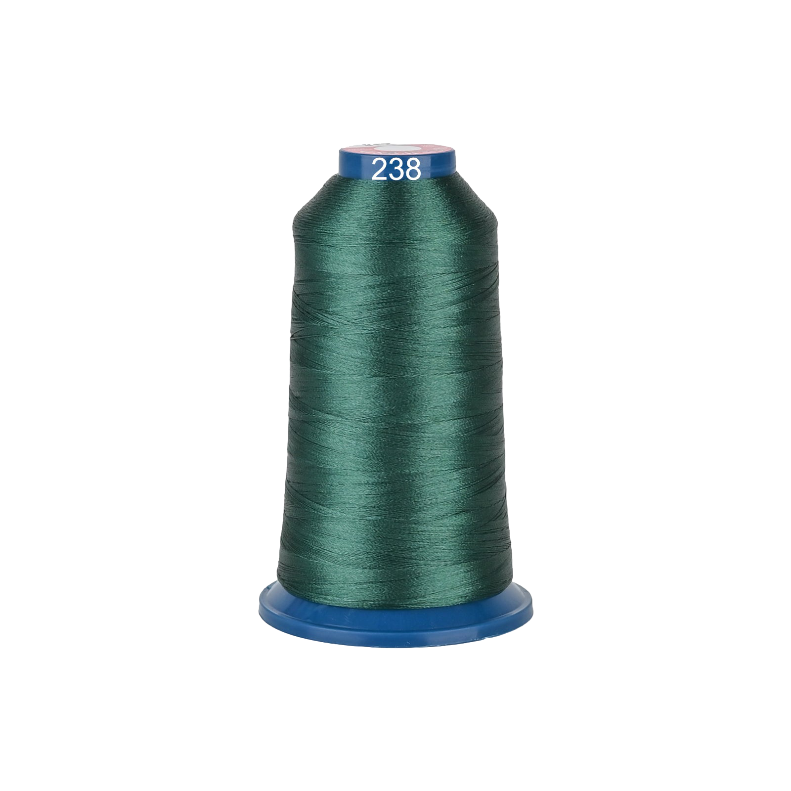 PooLin Polyester Embroidery Thread, 4000m 108D/2 40WT, Color 238 Green