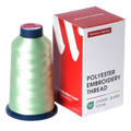 PooLin Polyester Embroidery Thread, 4000m 108D/2 40WT, Color 241 Green