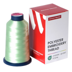 PooLin Polyester Embroidery Thread, 4000m 108D/2 40WT, Color 241 Green