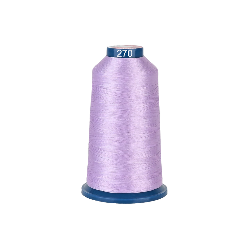 PooLin Polyester Embroidery Thread, 4000m 108D/2 40WT, Color 270 Purple