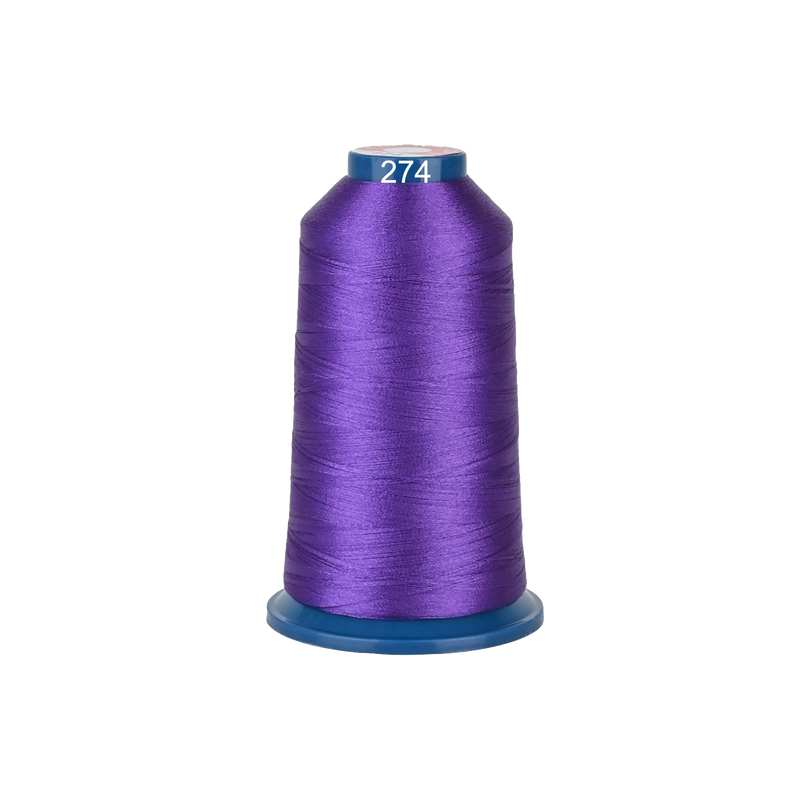 PooLin Polyester Embroidery Thread, 4000m 108D/2 40WT, Color 274 Purple
