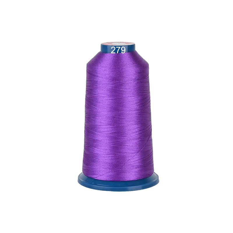 PooLin Polyester Embroidery Thread, 4000m 108D/2 40WT, Color 279 Purple