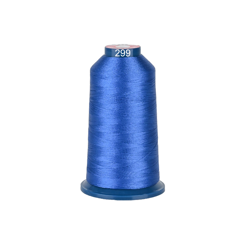 PooLin Polyester Embroidery Thread, 4000m 108D/2 40WT, Color 299 Blue