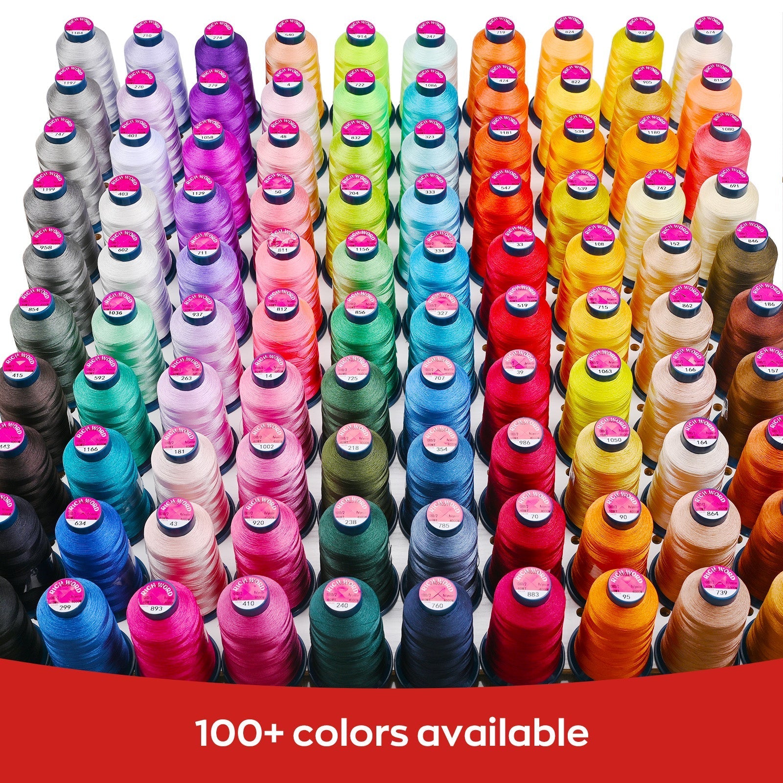 4000m 108D/2 40wt Polyester Thread-932-Yellow