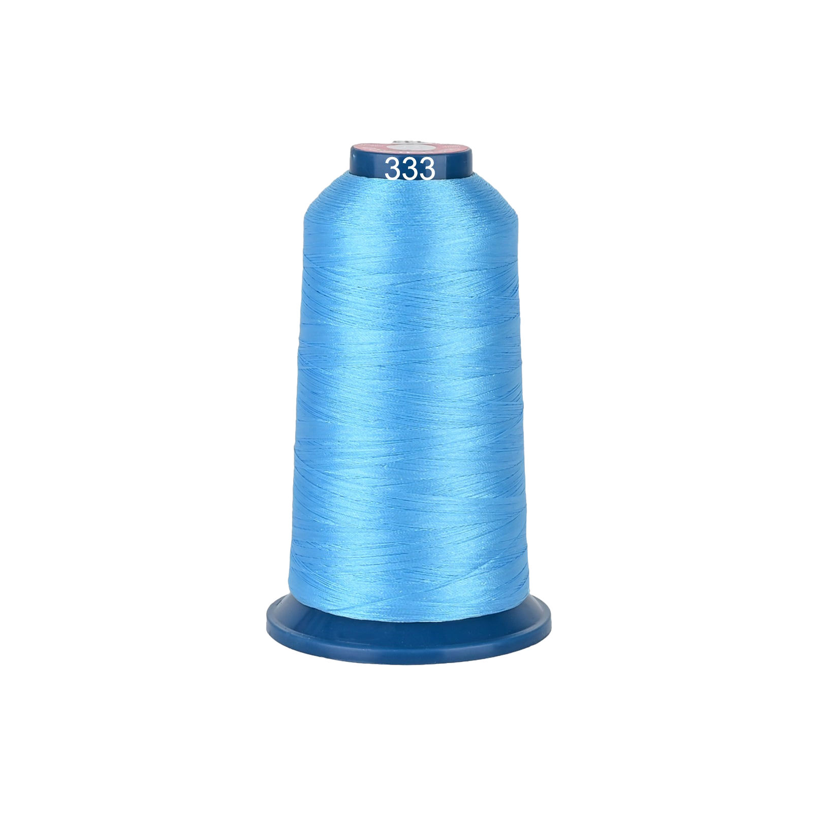 PooLin Polyester Embroidery Thread, 4000m 108D/2 40WT, Color 333 Blue