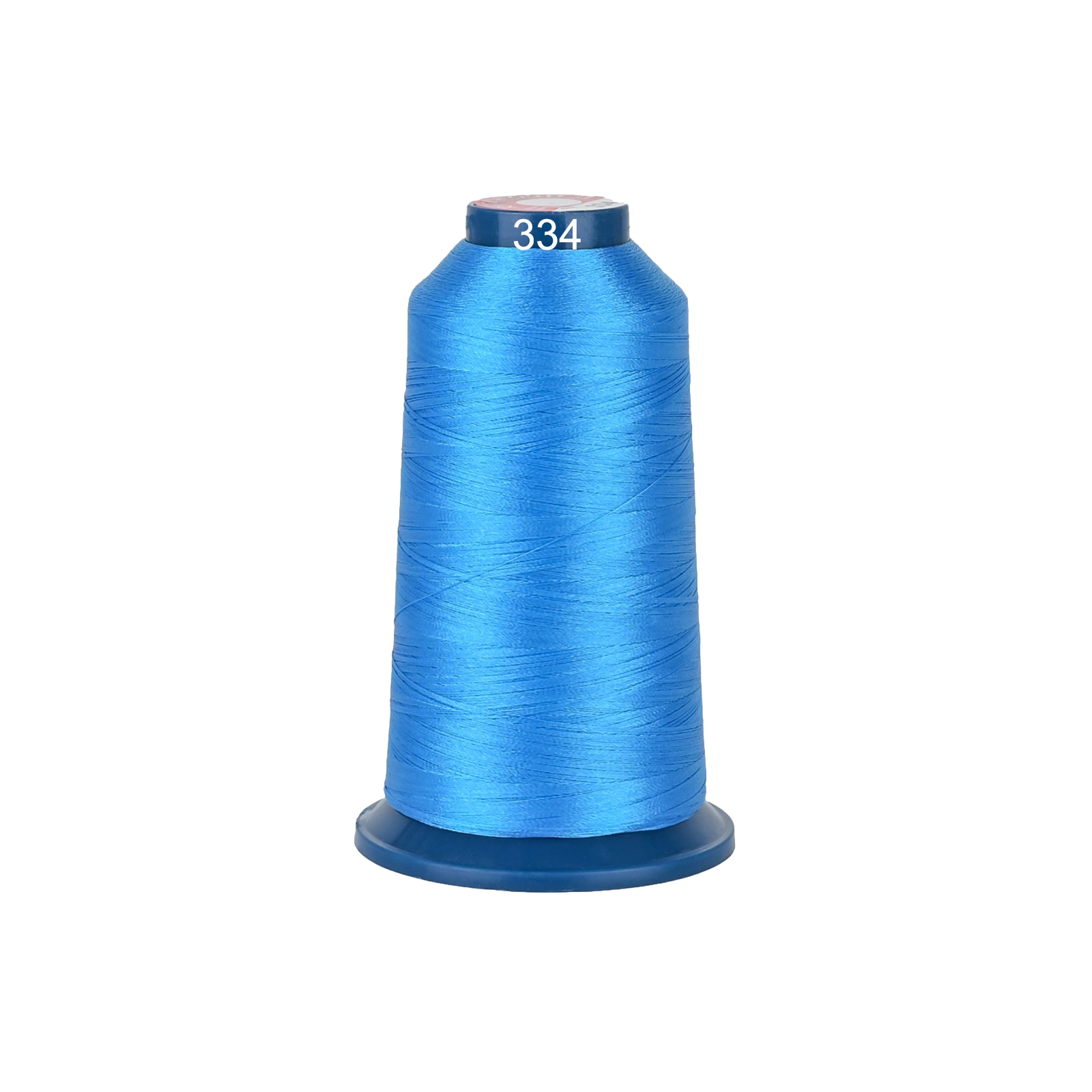 PooLin Polyester Embroidery Thread, 4000m 108D/2 40WT, Color 334 Blue