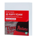 PooLin 3D Puff Embroidery Foam Sheets 3mm Thick 12 x 16 Inch White 10pcs