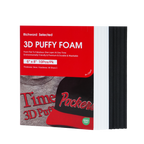 PooLin 3D Puff Embroidery Foam Sheets 3mm Thick 6 x 8 Inch Black & White 10pcs