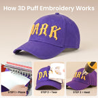 PooLin 3D Puff Embroidery Foam Sheets – Bold 3D for Everyday Embroidery