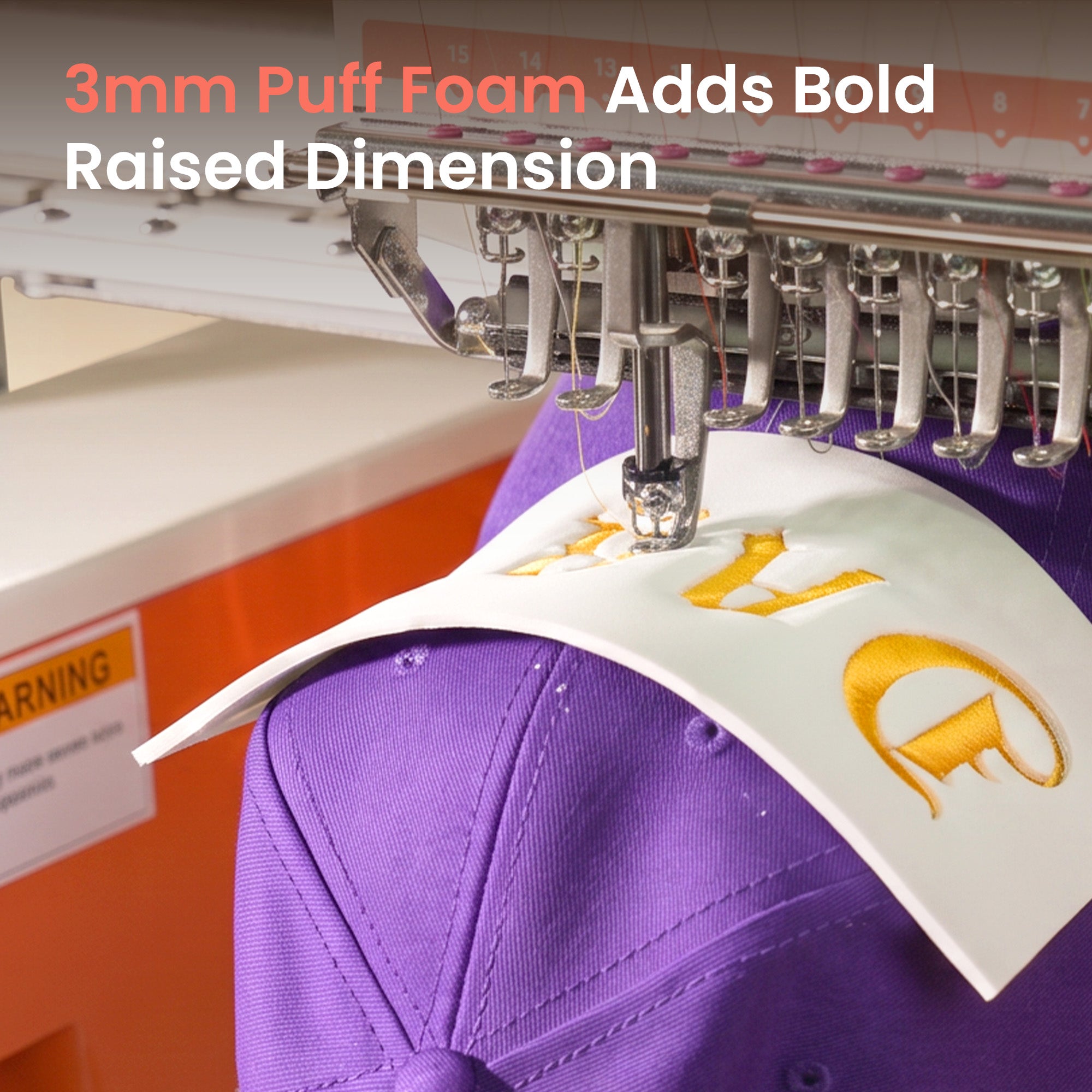 PooLin 3D Puff Embroidery Foam Sheets – Bold 3D for Everyday Embroidery