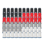 PooLin Polyester Embroidery Thread Set 60 Rolls 4 Colors Black White Red Grey 4000m 108D/2 40WT