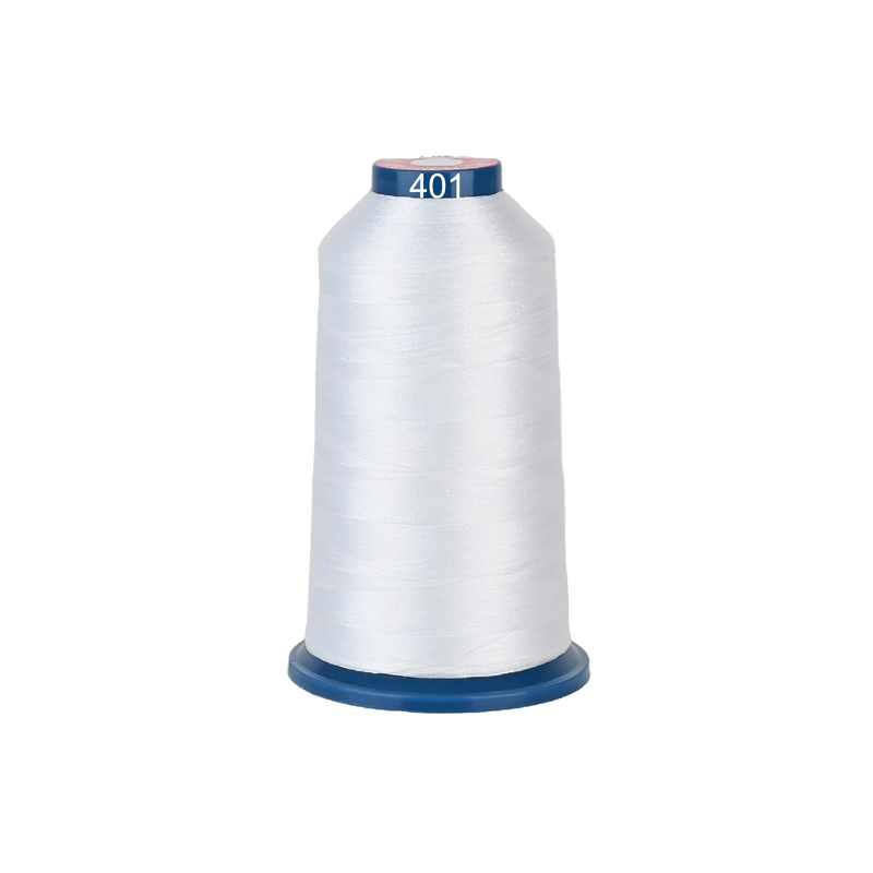 PooLin Polyester Embroidery Thread, 4000m 108D/2 40WT, Color 401 Classic