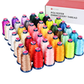 PooLin Polyester Embroidery Thread Set 40 Colors 4000m 108D/2 40WT