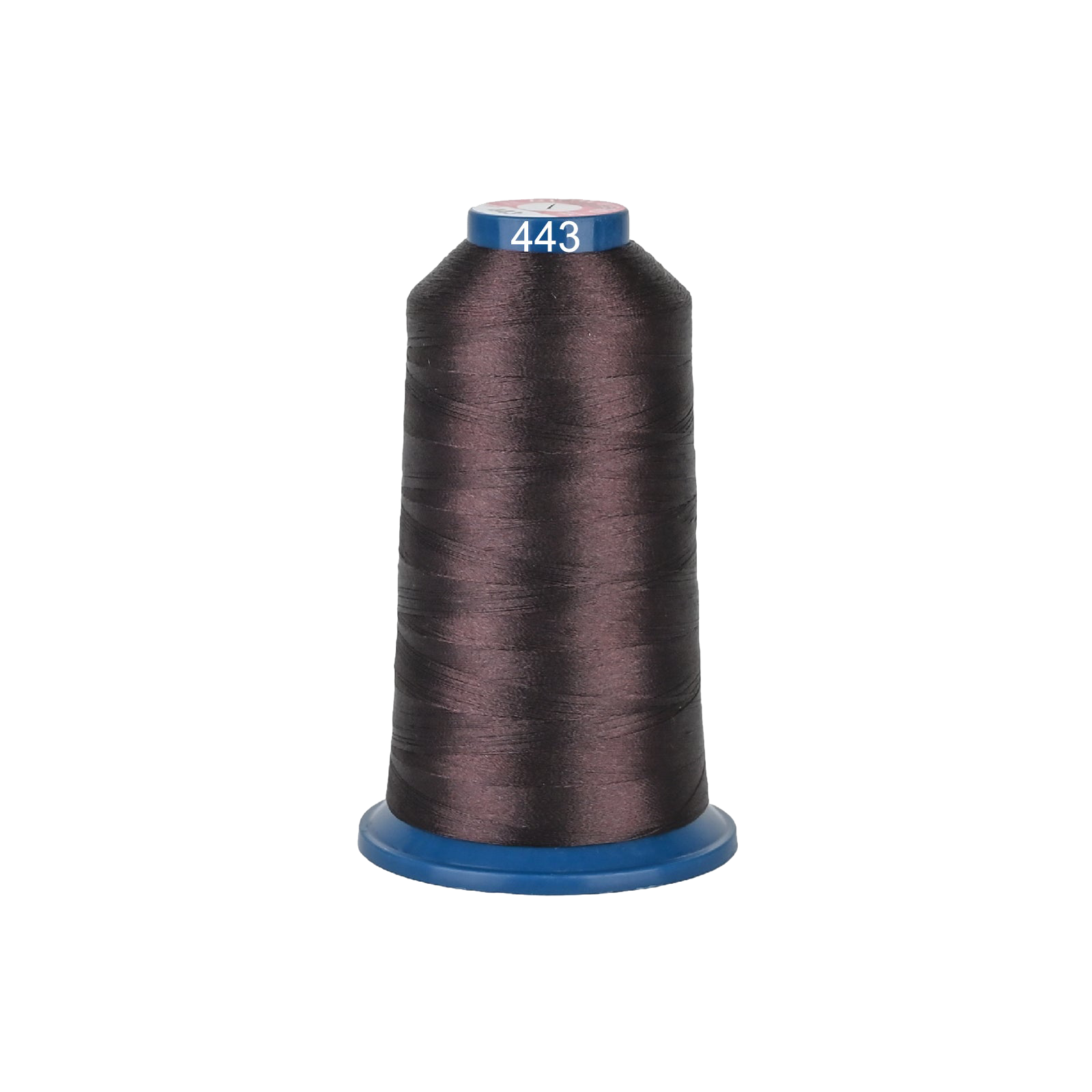 PooLin Polyester Embroidery Thread, 4000m 108D/2 40WT, Color 443 Brown