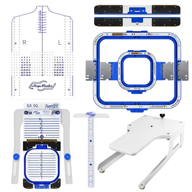 Hoopmaster 5.5" with 11"×13" Kit for PooLin EOX Commercial Embroidery Machine