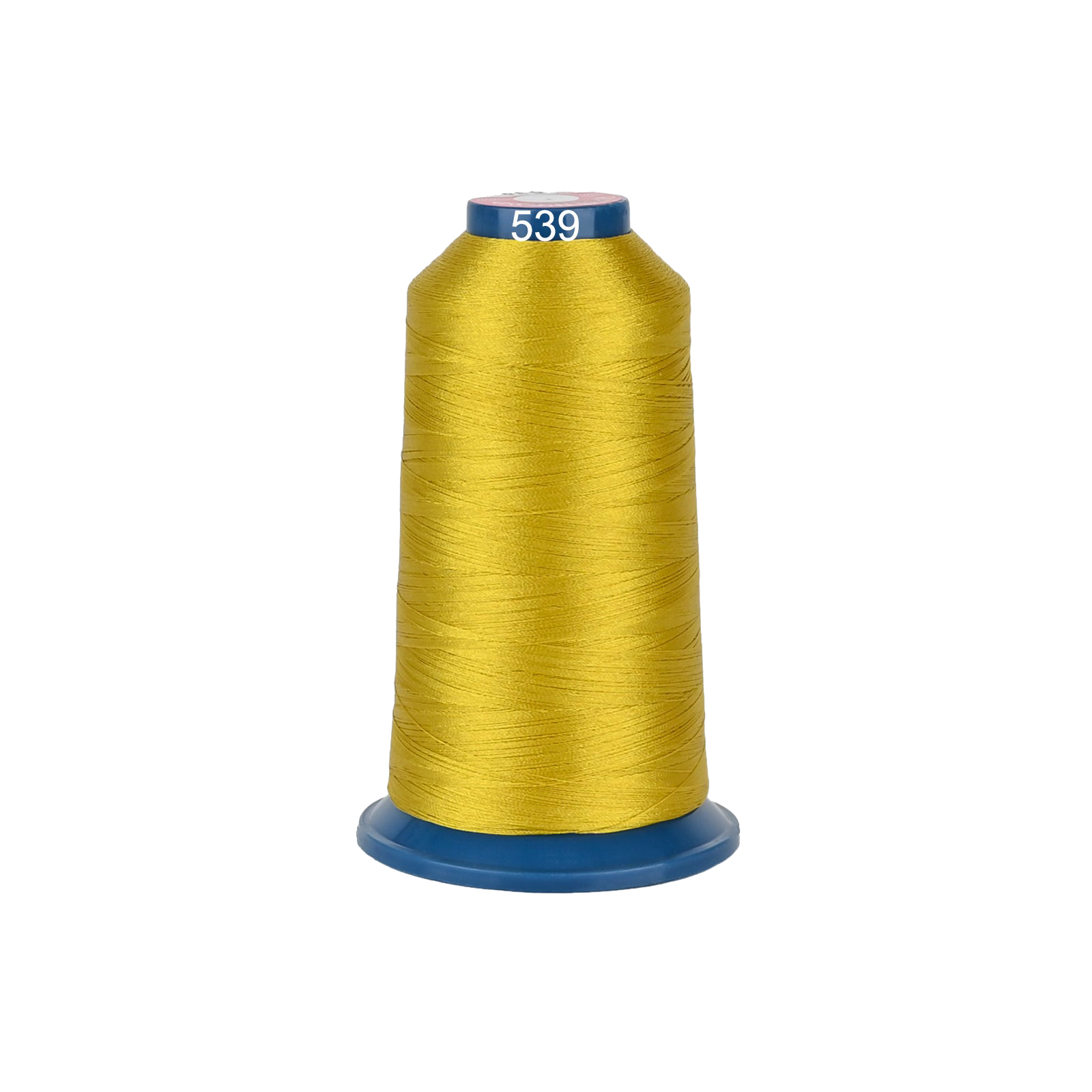 PooLin Polyester Embroidery Thread, 4000m 108D/2 40WT, Color 539 Yellow