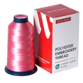 PooLin Polyester Embroidery Thread, 4000m 108D/2 40WT, Color 59 Pink